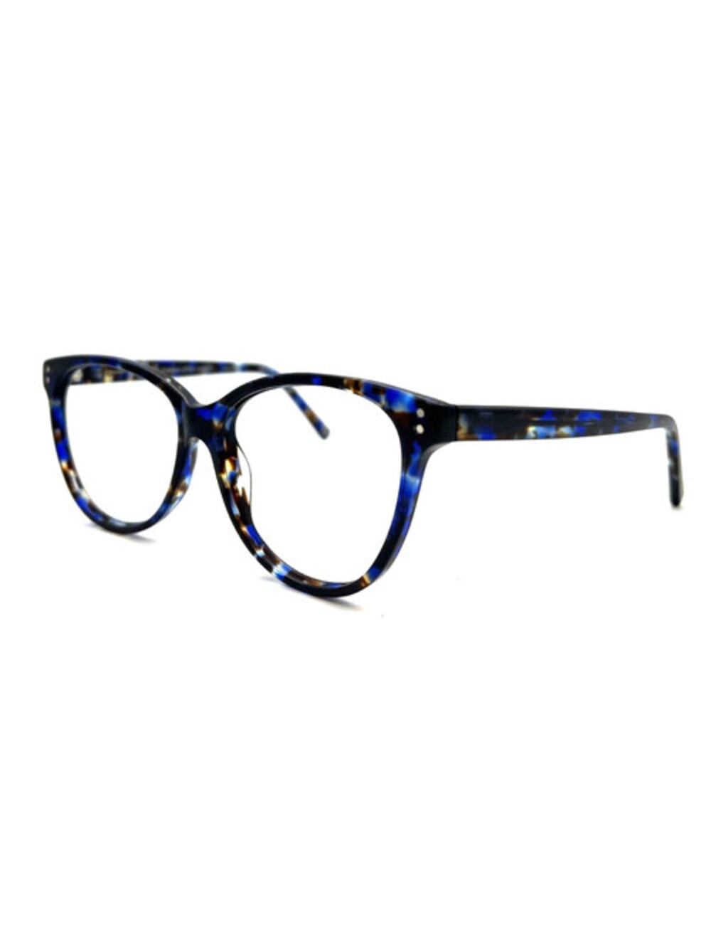 Muse 39-P9469 Marlene Blue Tortoise Rectangle Eyeglass Frames 52-14-140